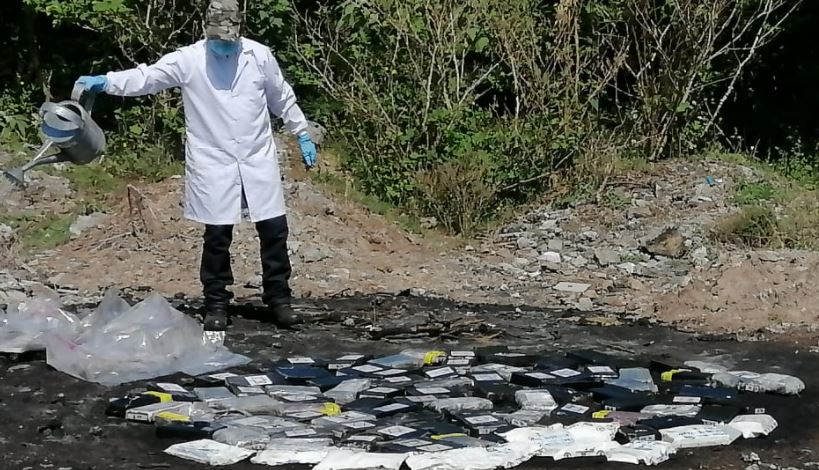 Más de $2 millones en droga quemadas