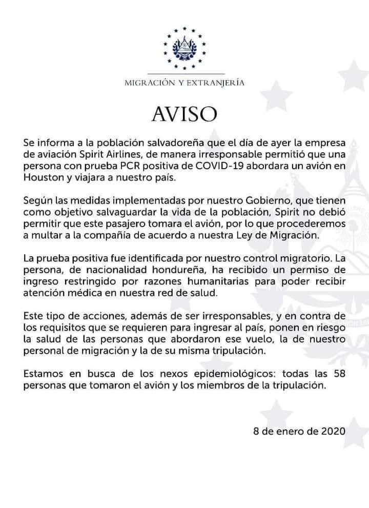 Comunicado de migración a Spirit