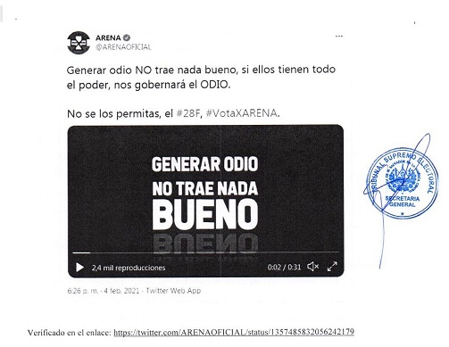 Propaganda suspendida TSE 3