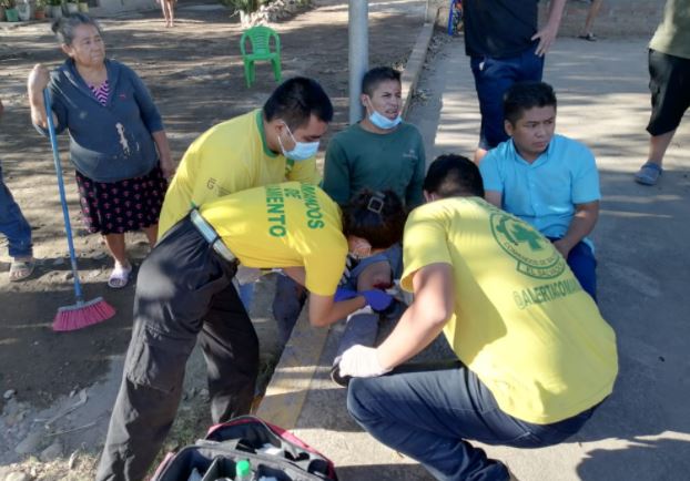 Lesionados en Zacate