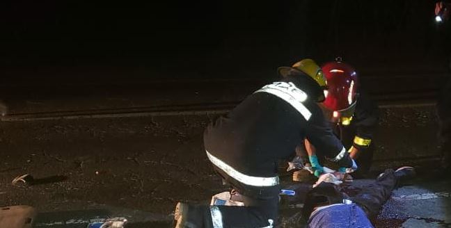 Accidente en la Pazc