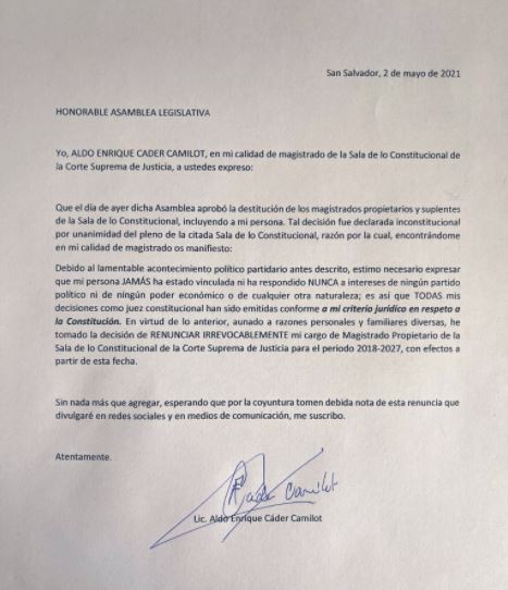 Carta de Cáder