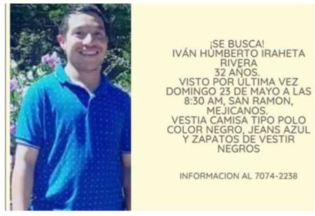 Seminarista desaparecido el domingo
