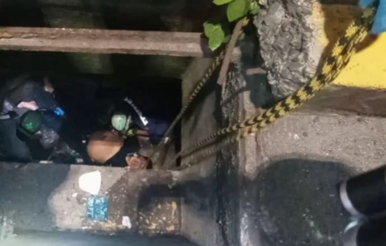 Tragante sin tapadera