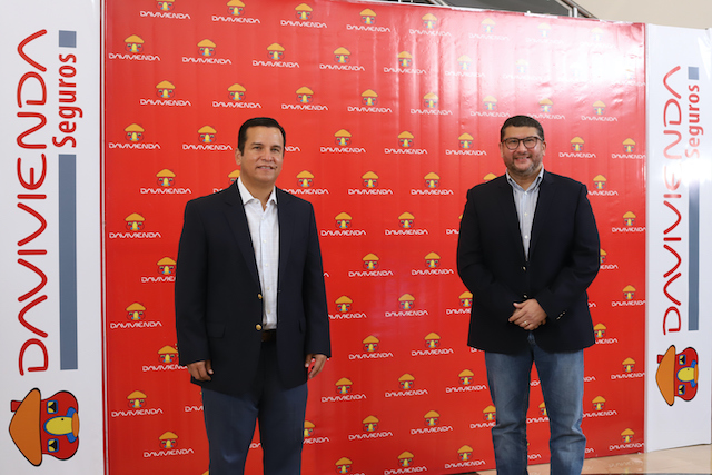 Conferencia de prensa virtual del Lanzamiento de los Seguros para Mayores, el 24 de enero de 2022, en el Centro Financiero en San Salvador, El Salvador.
Foto Banco Davivienda Salvadoreño/Salvador Melendez