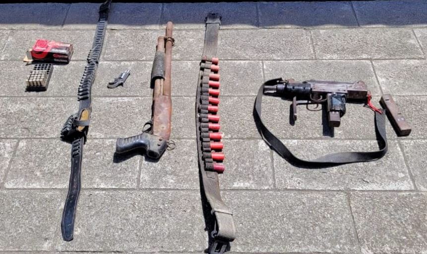 Armas escondidas en iglesia