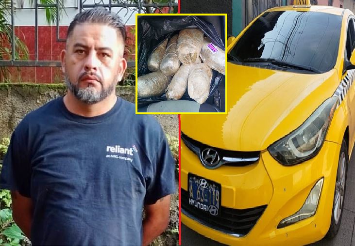 Taxista con droga