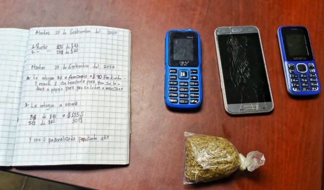 Cuaderno con apuntes