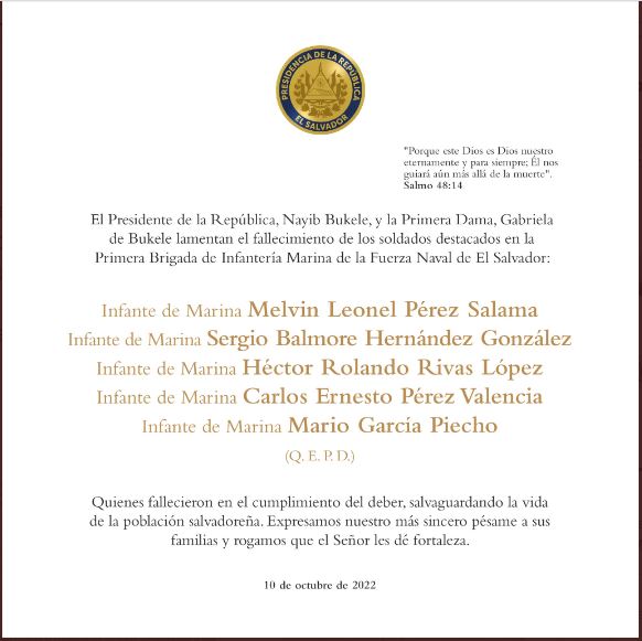 Soldados muertos en Comasagua