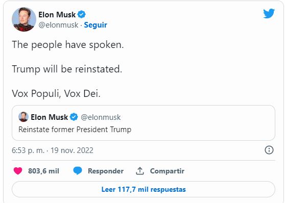 Elon Musk en Twitter