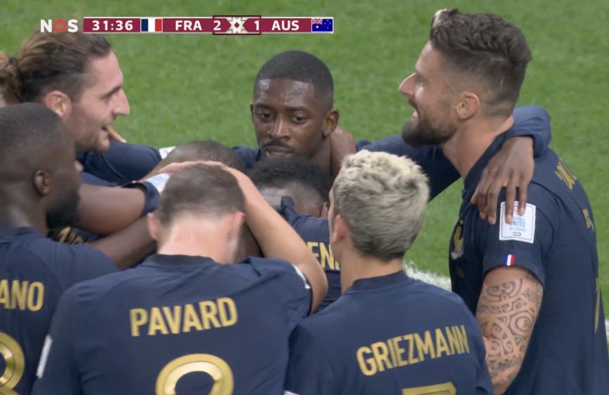 Francia gana 4 a 1