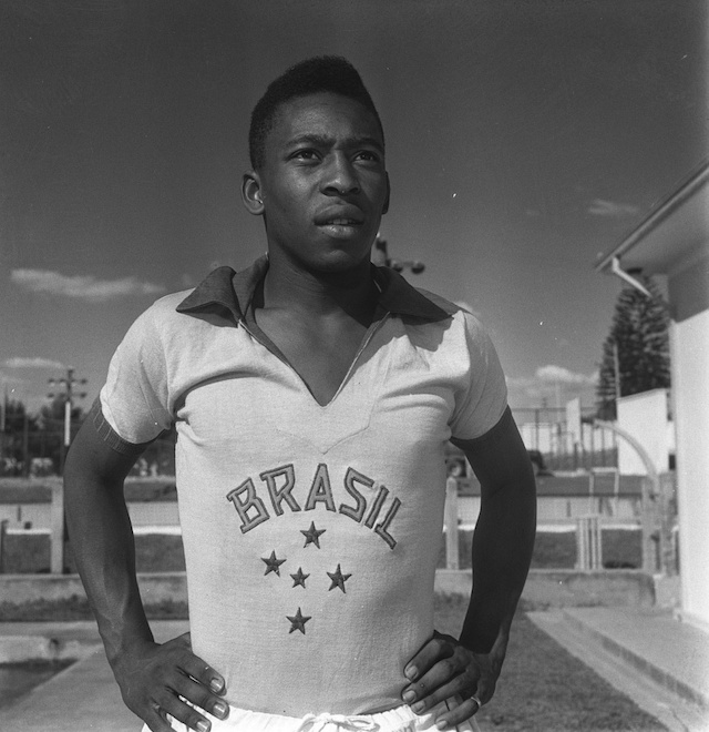 Pelé joven