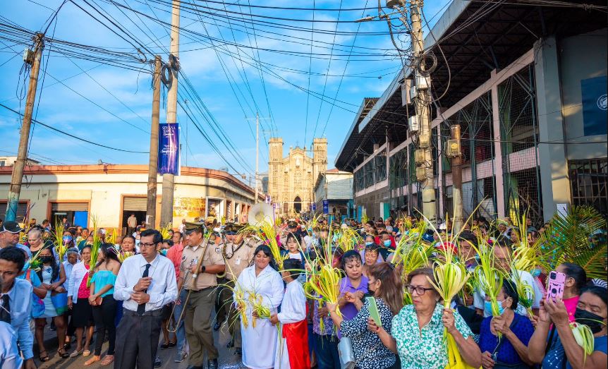 Procesión en Domingo de Ramos