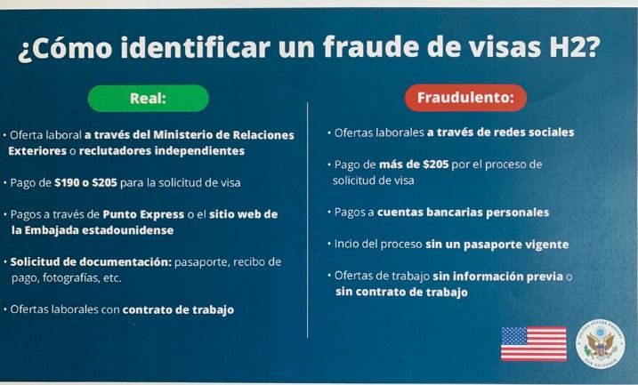 Fraude en visas H2