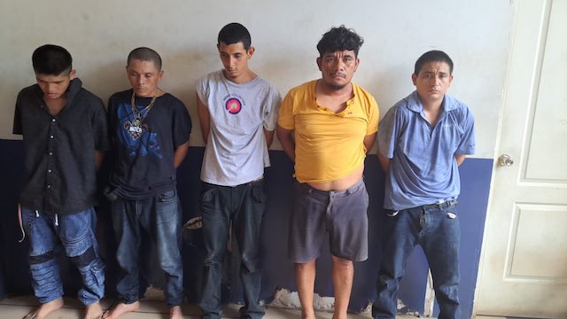 Capturados MS-13 Tepecoyo. 16 Junio 2023.