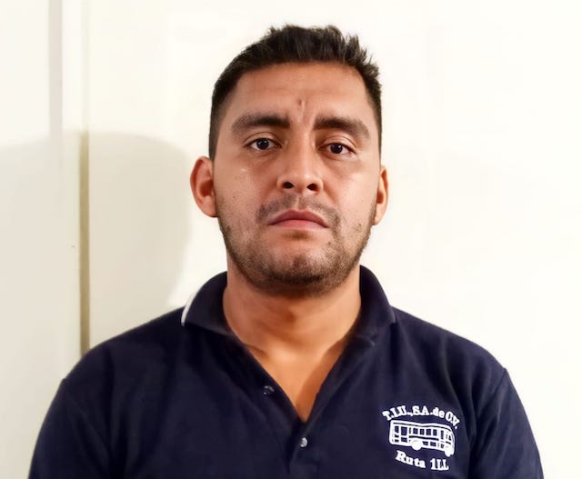 Joel Esaú Molina Marroquín conductor 1LL detenido