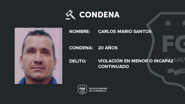 Carlos Mario Santos, violador de joven hombre
