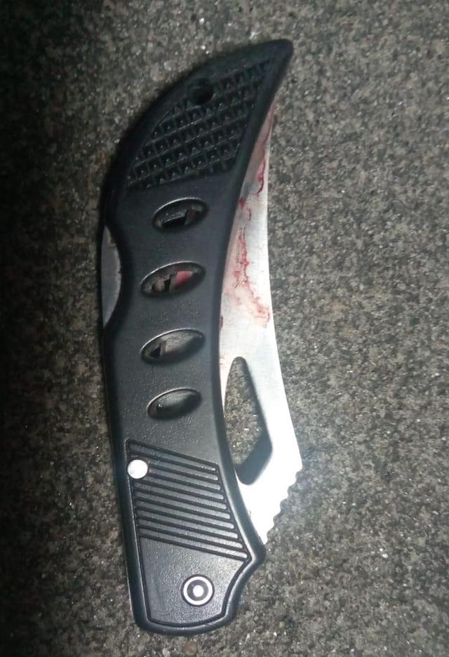 Navaja de Luis Ernesto Díaz Córdoba homicidio San Salvador