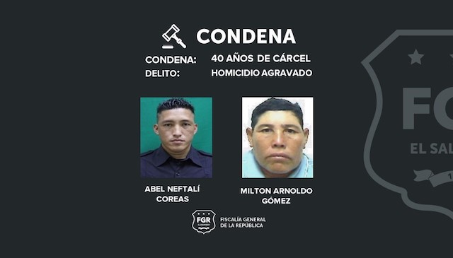 Condenados por sicariato en la zona oriental