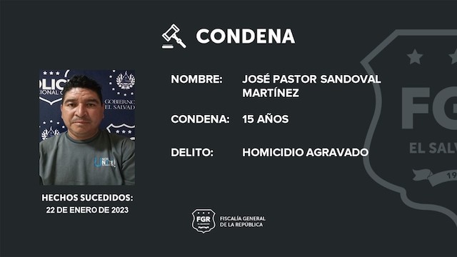 José Pastor Sandoval Martínez asesino de Manuel Antonio Martínez Batres
