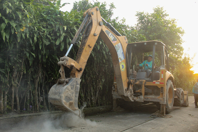 Extensión de Plan Nacional de Bacheo en Mercedes La Ceiba, La Paz