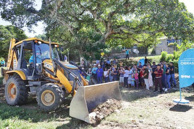 DOM inicia construcción de parque recreativo San Esteban Catarina