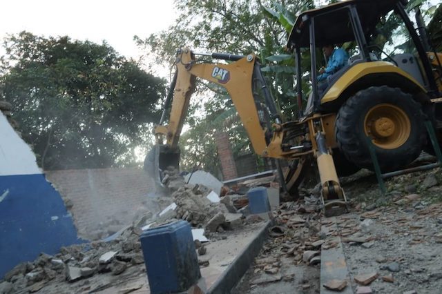 reconstruccio?n del centro escolar del canto?n Obrajuelo, Agua Caliente, Chalatenango-