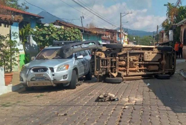 Menor de 12 años atropellado Ataco Ahuachapán 05-02-2024