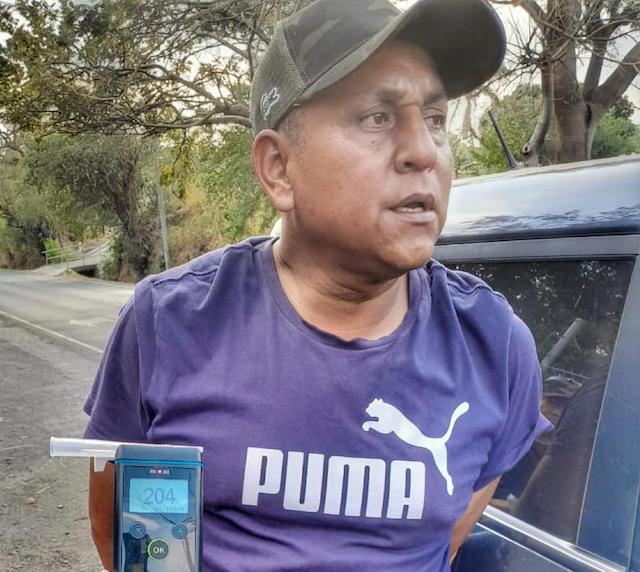 Wilfredo Balmore Acevedo, conducción peligrosa durante Ley Seca, 204 grados de alcohol