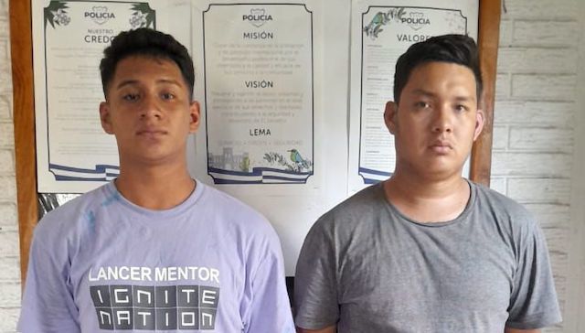 José Daniel Quintanilla Ramírez y Gerson Javier Rivas Miranda, desórdenes públicos Apopa