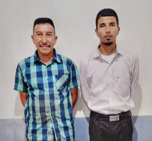 Mario Joel Gómez y José Atilio Arce, cazaban animales en peligro de extinción en el bosque El Imposible 3
