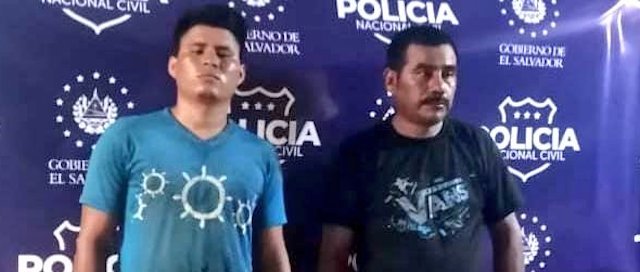 José David Ramírez Sibrián y Adelio Girón Martínez MS-13 escopeta Sonsonate 1