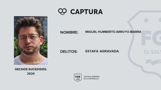 Miguel Humberto Arroyo Ibarra estafa