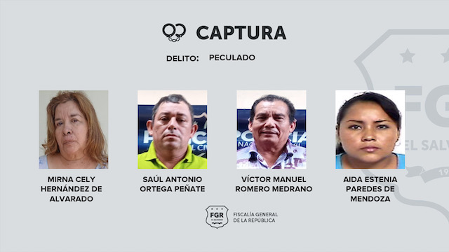 Acusados de peculado exempleados Mined cheques