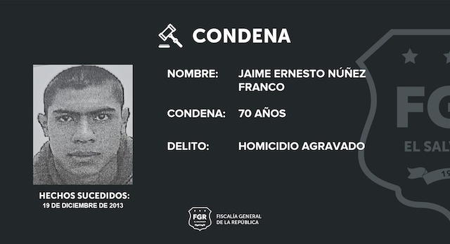 Jaime Ernesto Núñez Franco doble homicidio 70 años