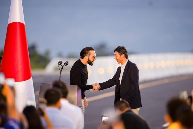 Nayib Bukele Yoshitaka Hoshino embajador de Japón