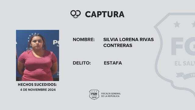 Silvia Lorena Rivas Contreras, estafa