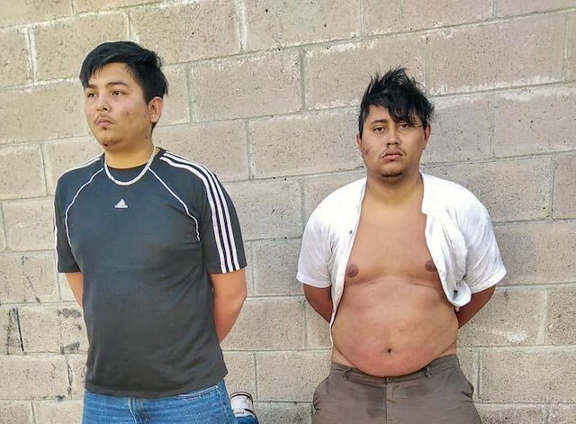 Diego Alejandro Huete Linares y Brayan Jassir Sandoval Mejía, tráfico ilícito de drogas, lesiones a un policía