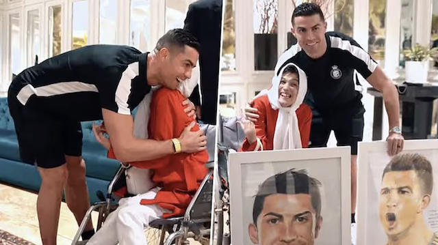 Cristiano Ronaldo CR7 artista Irán iraní