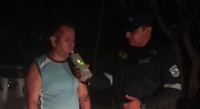 Luis Salomón Salguero, 52 años de edad, 449 grados de alcohol, conducción peligrosa