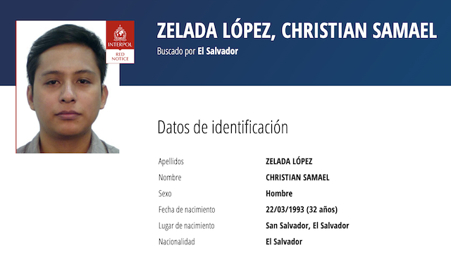 Christian Samael Zelada López, condenado feminicidio agravado
