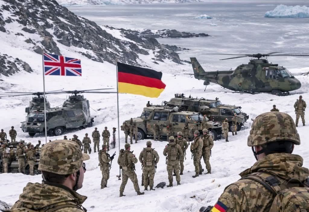 Militares europeos Groenlandia