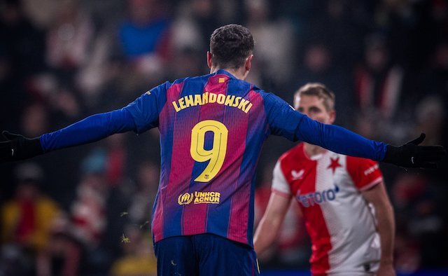 Barcelona versus Slavia Praha 21-01-2026