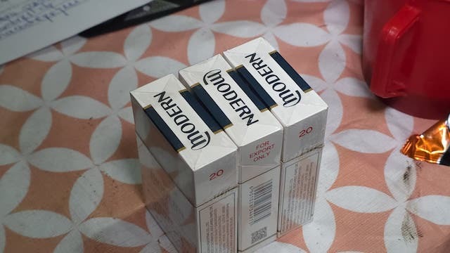 Cigarrillos Modern de contrabando