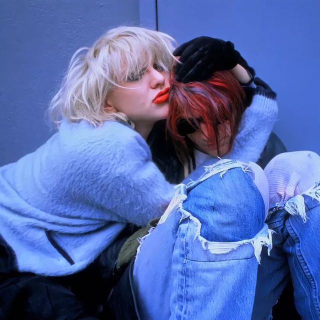 Kurt Cobain y Courtney Love